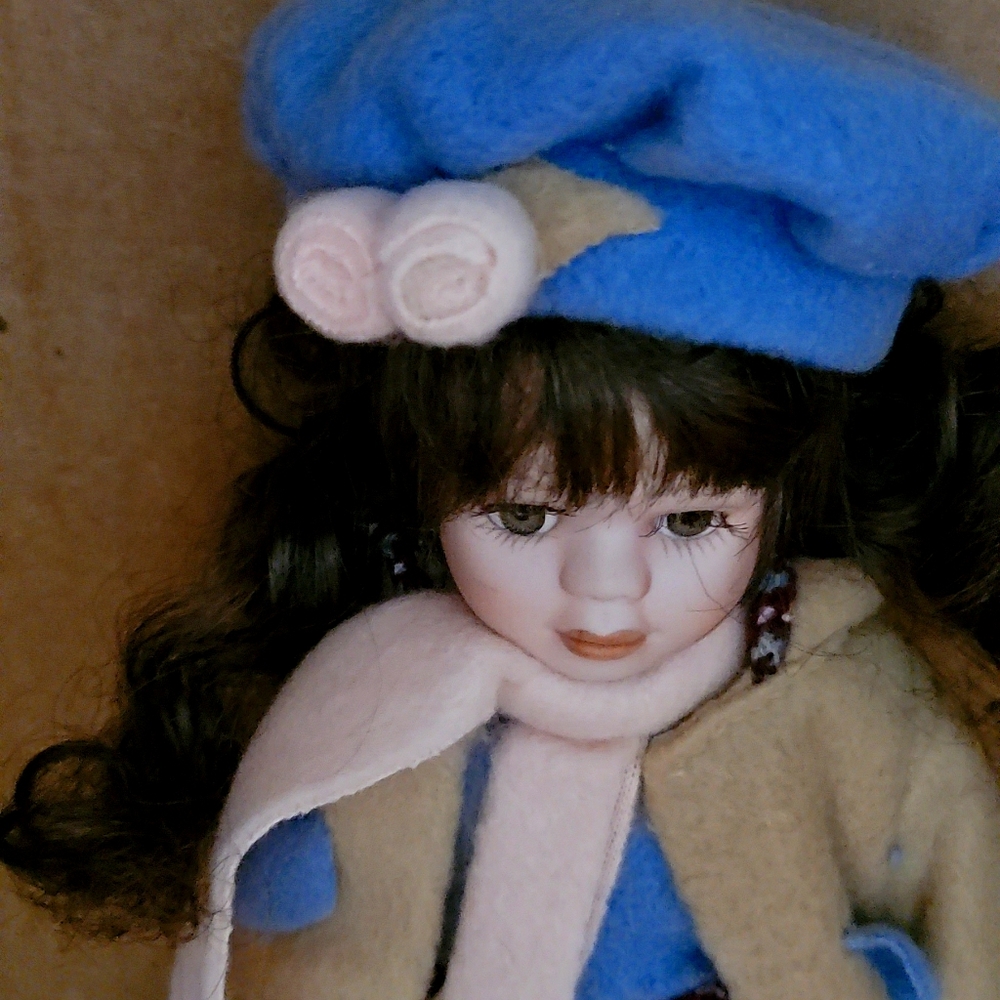 Vintage porcelain doll